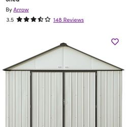 New 8x10 Metal Shed