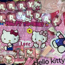 Hello kitty Happy Birthday Party Decorations