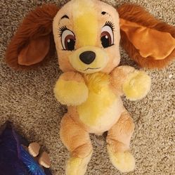 Disney Lady Plush Dog