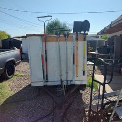 Landscaping Trailer Setup