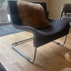 2 West elm Chairs