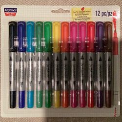 ArtMinds 12-pack Dual Tip Permanent Markers