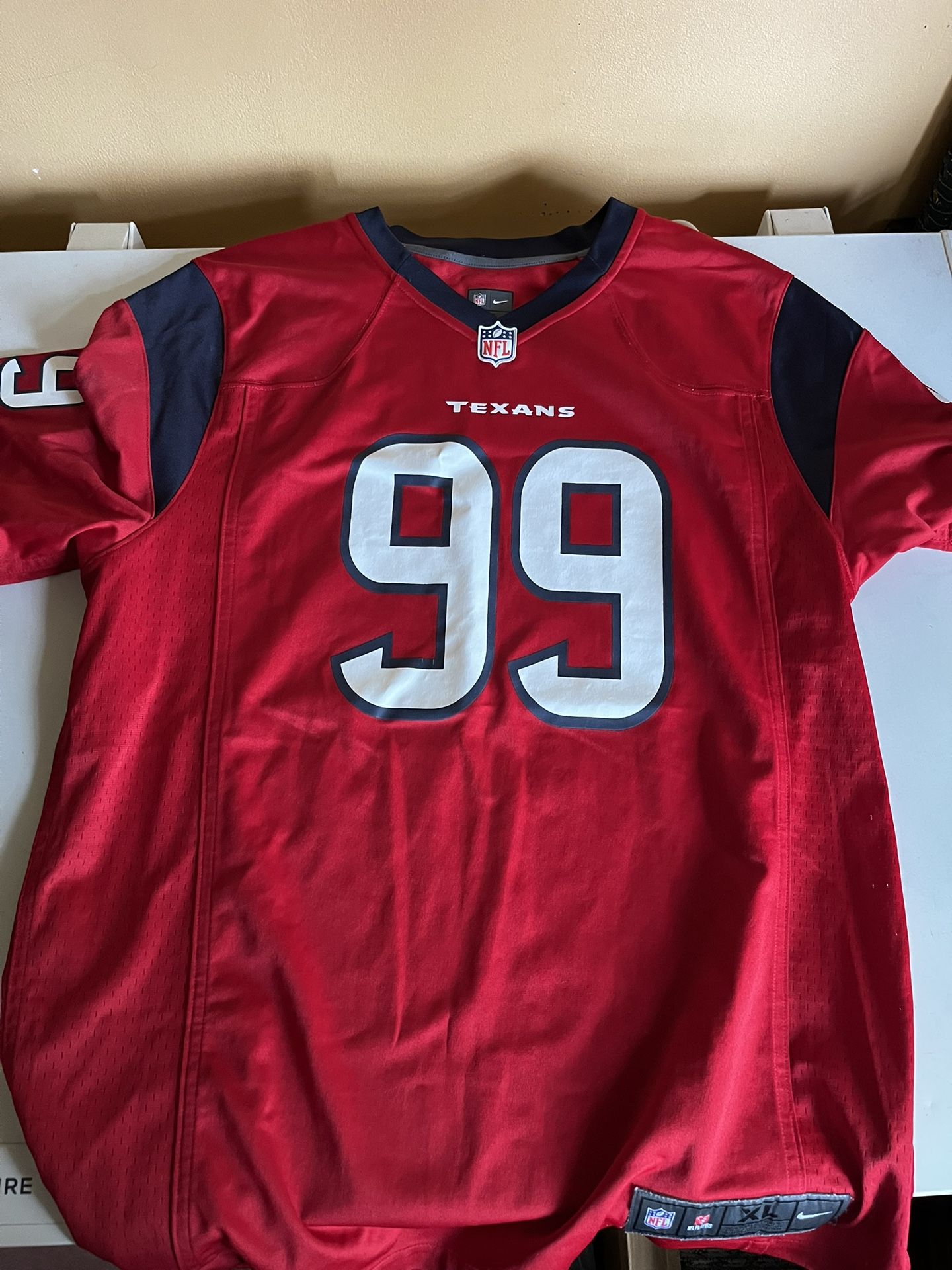 Nike Houston Texans Jersey JJ Watt Sze XL & Watson Sze M (Good Condition 7.8/10)