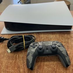 Ps5 Digital Model, 1 Controller, Both Cords!