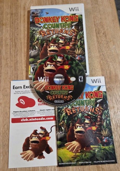 Donkey Kong Country Returns Nintendo Wii