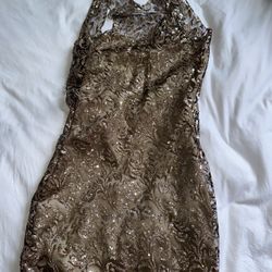 Gold Party Dress 