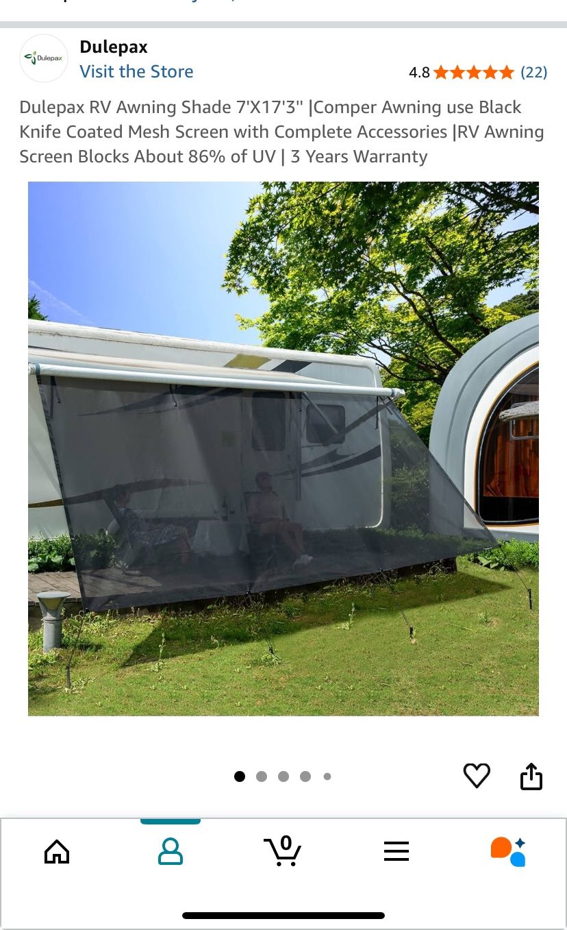 RV Awning Shade