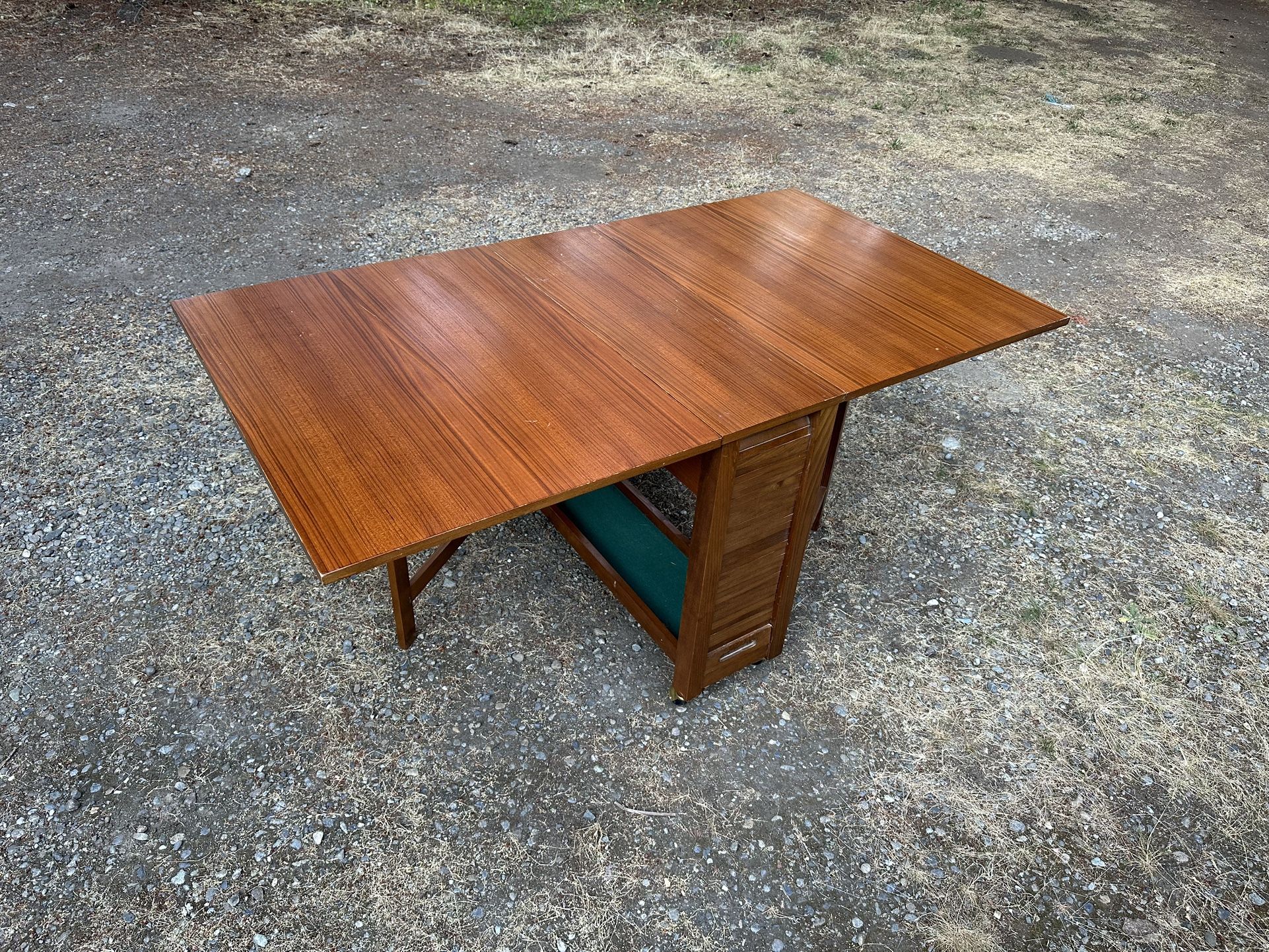 Teak Expandable Dining Table