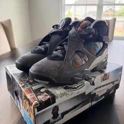 Air Jordan 8 Retro N7 Thunder Grey/Black-LT Graphite
