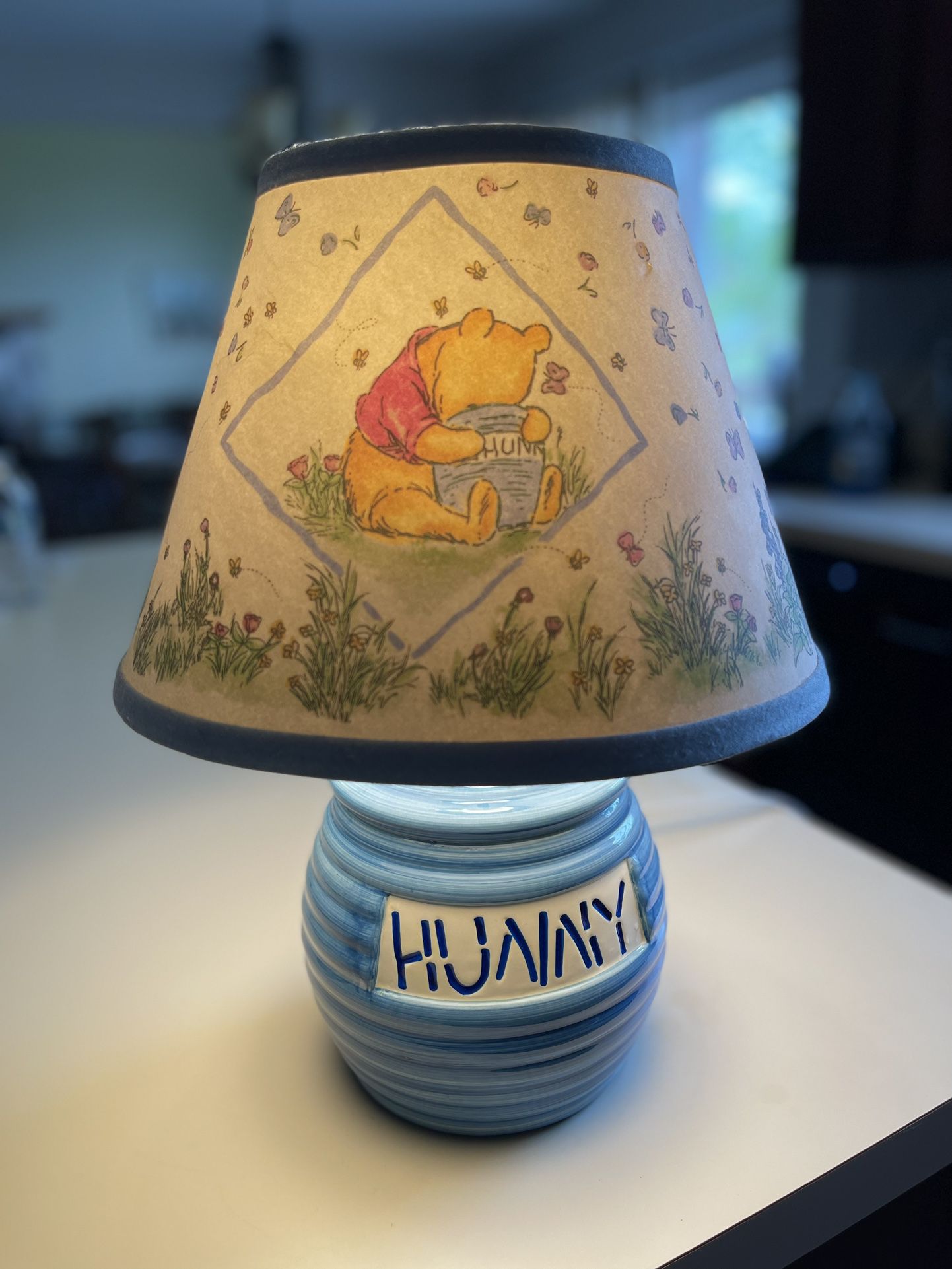 Vintage Winnie The Pooh Classic Lamp 
