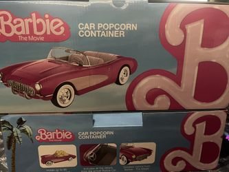 Barbie The Movie Car Popcorn Container 