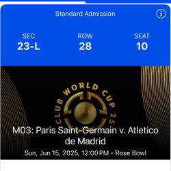 PSG VS ATLETICO ROSE BOWL SUNDAY 15