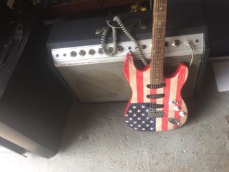 Heath amp. With guitar