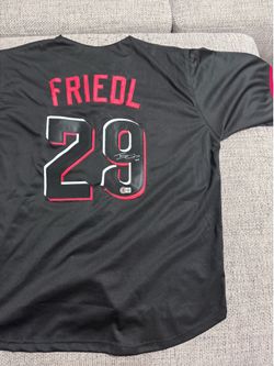 TJ Friedl Signed Autograph Custom Jersey- Beckett Coa - Cincinnati Reds