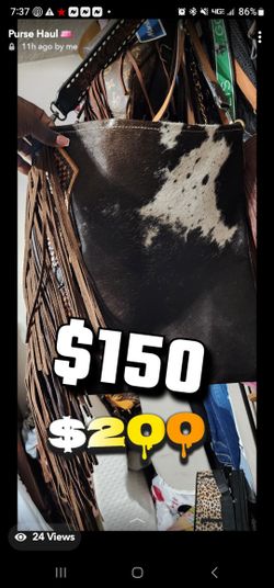 Western Cowhide Crossbody 