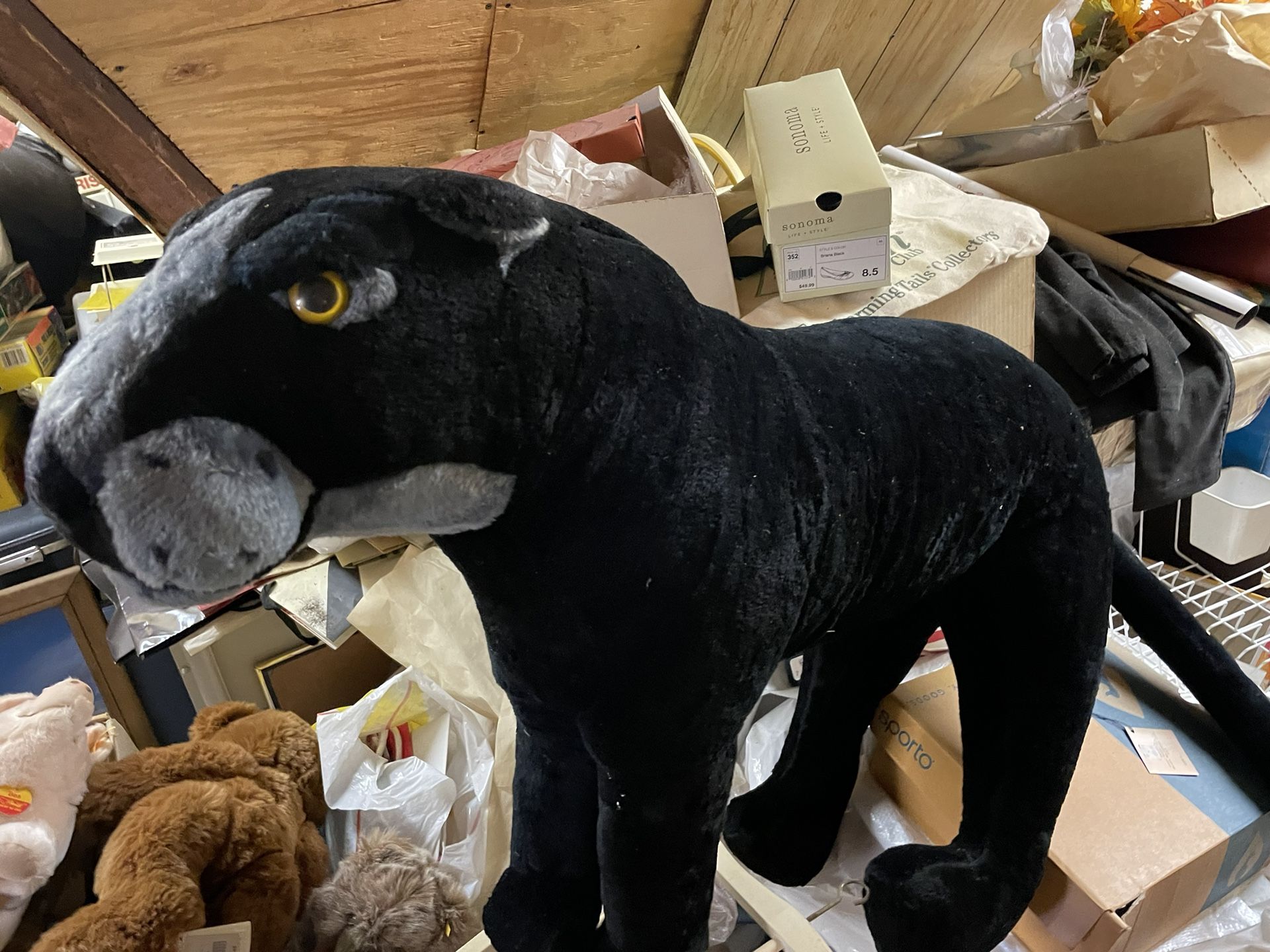 Carnival Size Large Stuffed Panther 