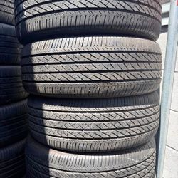 215/55r18 Bridgestone Tires Cón 80% De Vida Las 4