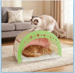 Cat scratcher bed (23"L x 14"W x 13"Th)