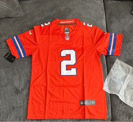 Denver Broncos Patrick Surtain II Orange 1977 Throwback Jersey