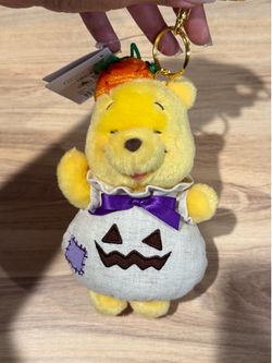Tokyo Disney Halloween Winnie the Pooh Plush Keychain