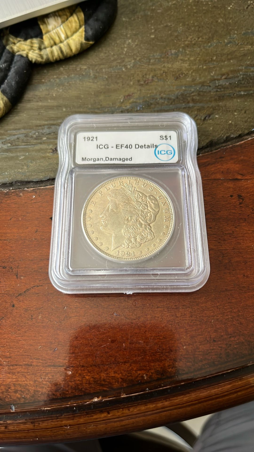 1921 Morgan Silver Dollar Graded EF40!