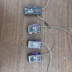 RC airplane spectrum based stabilized receivers 4 of them
