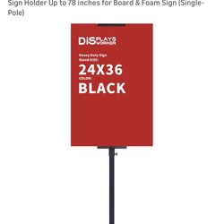 Poster Board Stand for Display with Heavy Duty Stable Base