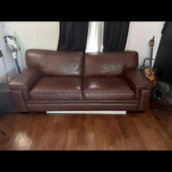 Genuine Leather Couch