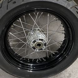 Motorcycle Tire Front and Back