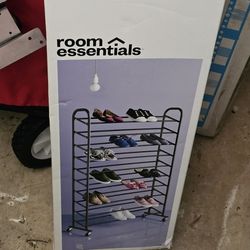 Room Essentials Rolling Shoe Rack