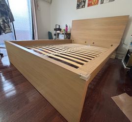 Ikea MALM full bedframe
