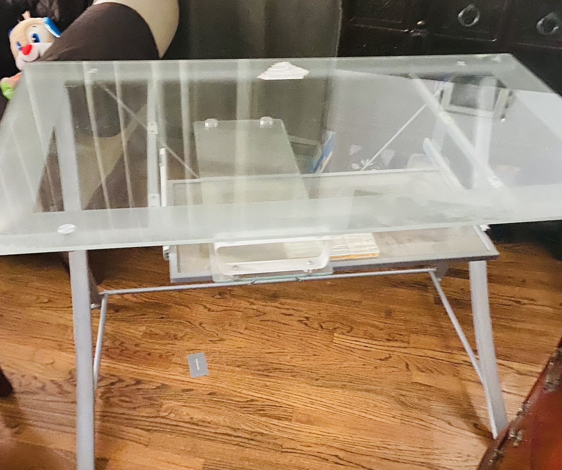 Glass Desk