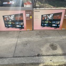 Crystal UHD 55” (Broken) Can Be Used For Parts )$50 OBO 