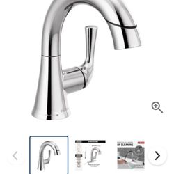 Delta Pull Out Bathroom Faucet-like New