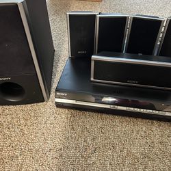 sony  dvd system speakers 