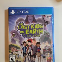 Ps4 Ps5 Game.. The Last Kids On Earth and The Staff Of Doom !!!