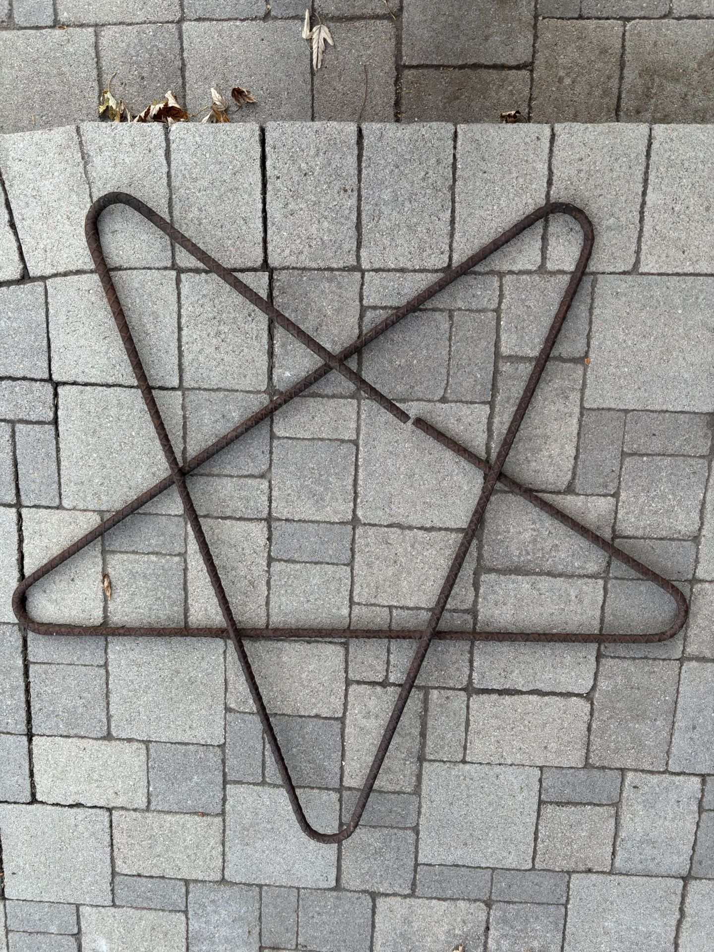 Rustic 46” Rebar Star- Christmas Outdoor Decor Etc