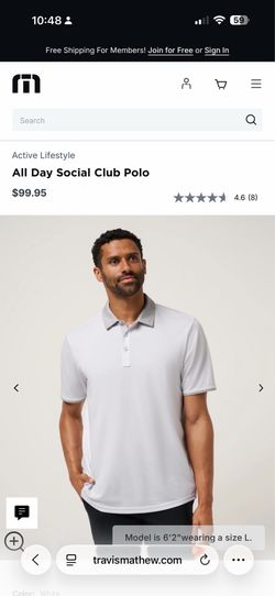 Travis Mathew All Day Social Club Polo