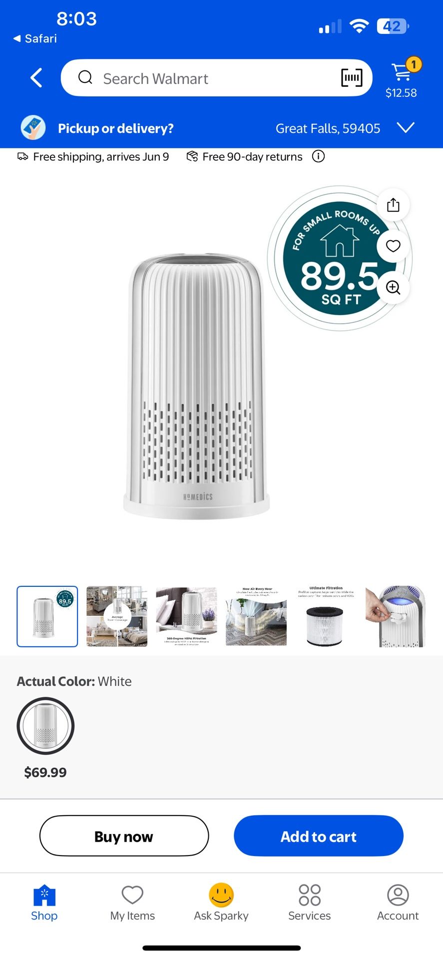 Homedics Air Purifier