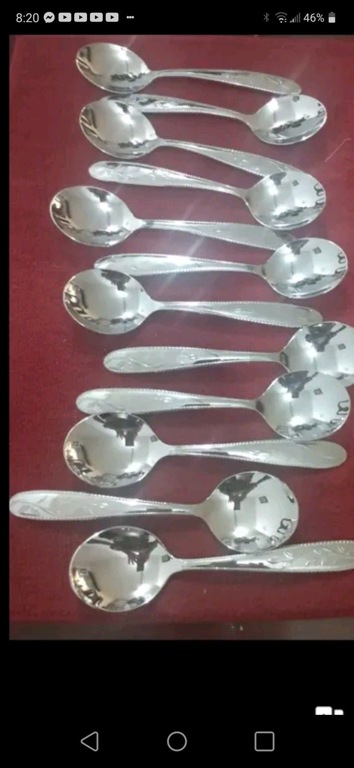 SET DE 12 CUCHARAS GRANDES PARA POZOLE