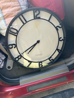 Sterling & Noble Large Round Wall Clock
