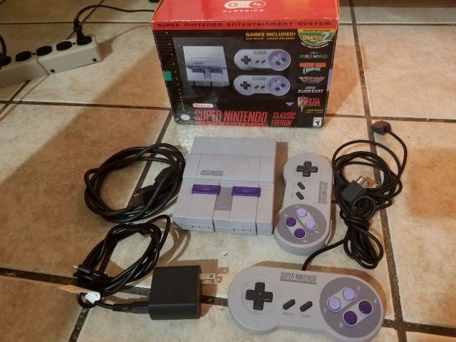 nintendo super nes classic edition 21 games 