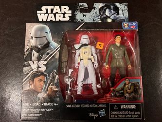 Star Wars First Order Snowtrooper Officer & Poe Dameron Figure 2-Pack