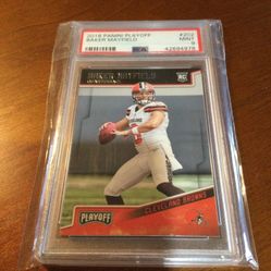 BAKER MAYFIELD, 2018 PANINI PLAY-OFF.  