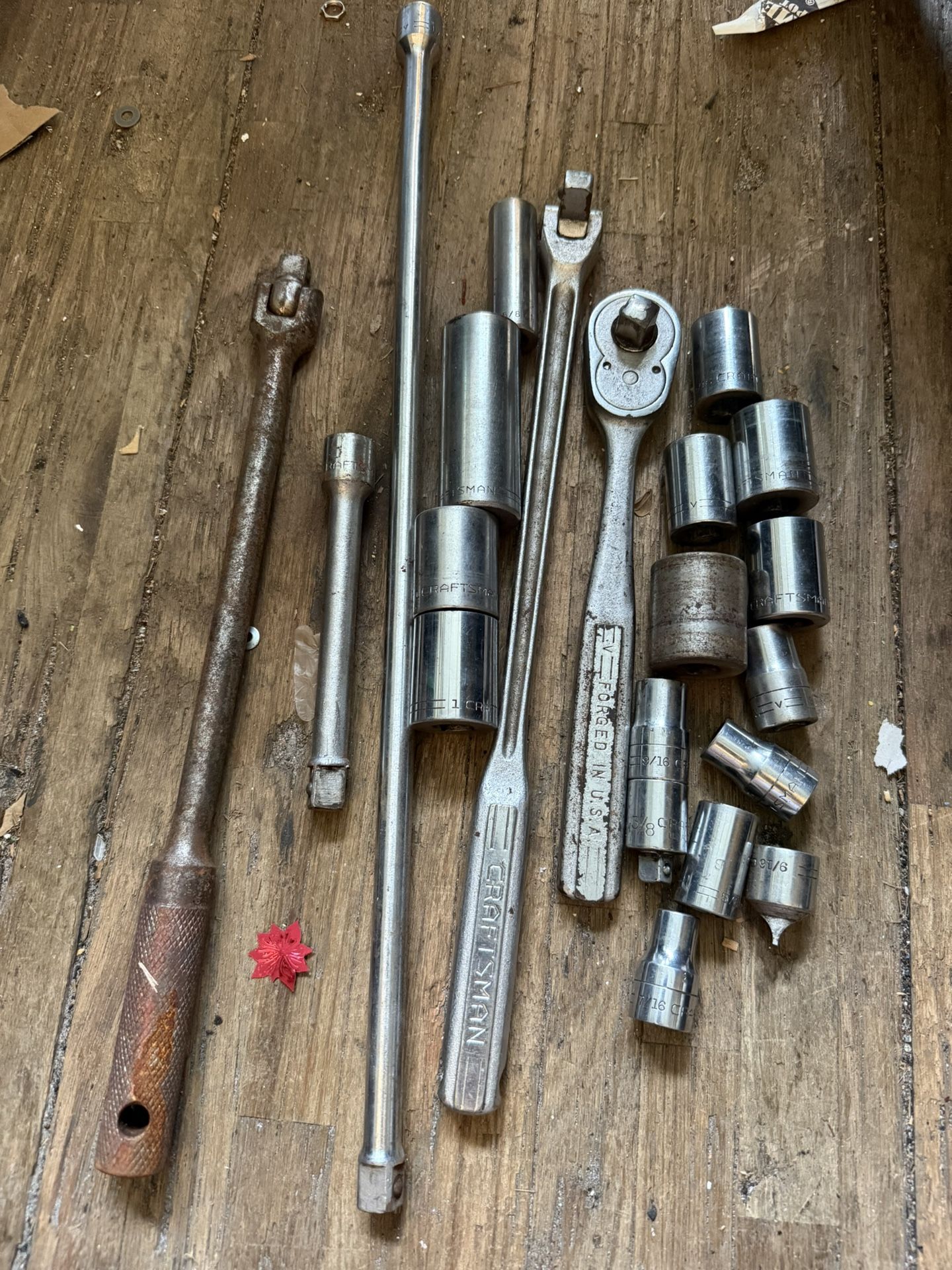 Craftsman Tools Ratchet Breaker Bar Extender Sockets