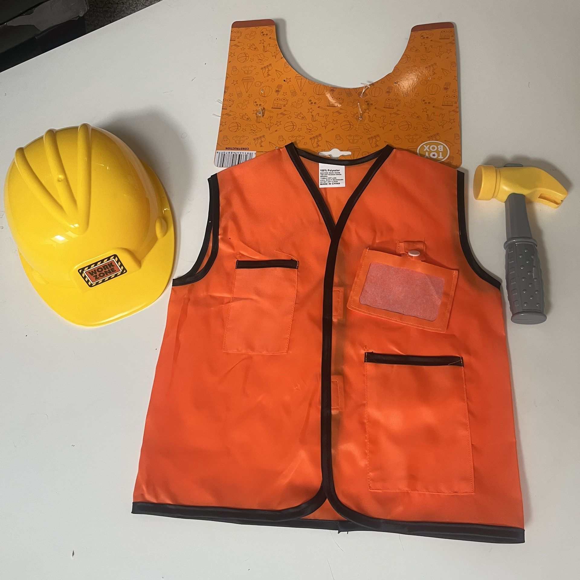 Kids Construction Zone Costume, Age 3+