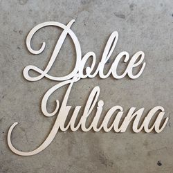 Personalized Wooden Name Sign