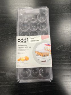 Oggi Refrigerator Egg Tray with Lid