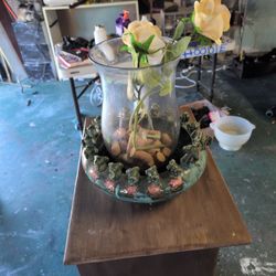 Vase And Ceramic Bowl