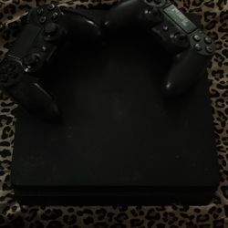 PS4 With 2 Remotes 